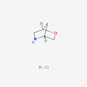 (1R,4R)-2-Oxa-5-azabicyclo[2.2.1]heptane hydrochloride chemical structure (CAS 601515-79-1)