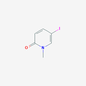 5-Iodo-1-methylpyridin-2(1H)-one chemical structure (CAS 60154-05-4)