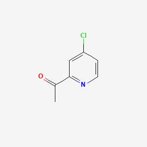1-(4-Chloropyridine-2-yl)ethanone chemical structure (CAS 60159-37-7)