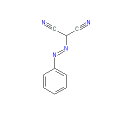 2-(Phenylazo)malononitrile chemical structure (CAS 6017-21-6)