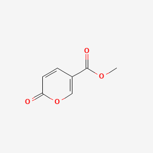 Methyl 2-oxo-2H-pyran-5-carboxylate chemical structure (CAS 6018-41-3)
