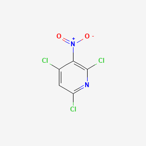 2,4,6-Trichloro-3-nitropyridine chemical structure (CAS 60186-13-2)