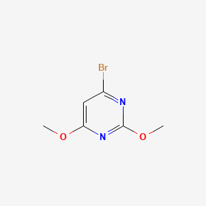 4-Bromo-2,6-dimethoxypyrimidine chemical structure (CAS 60186-89-2)