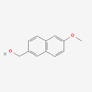 (6-Methoxynaphthalen-2-yl)methanol chemical structure (CAS 60201-22-1)