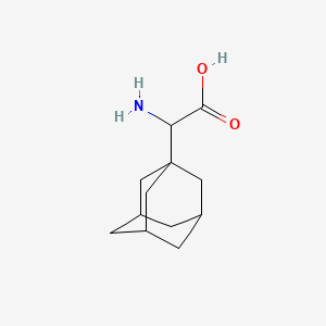 2-(Adamantan-1-yl)-2-aminoacetic acid chemical structure (CAS 60256-21-5)