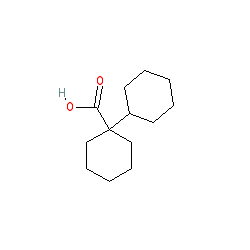 [1,1'-Bi(cyclohexane)]-1-carboxylic acid chemical structure (CAS 60263-54-9)