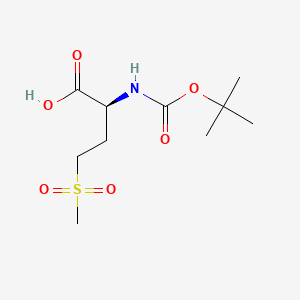 Boc-Met(O2)-OH chemical structure (CAS 60280-45-7)