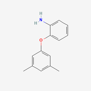2-(3,5-Dimethylphenoxy)aniline chemical structure (CAS 60287-71-0)