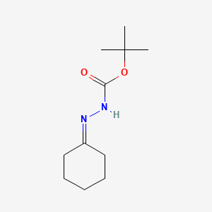 tert-Butyl 2-cyclohexylidenehydrazinecarboxylate chemical structure (CAS 60295-11-6)