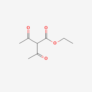 Ethyl 2-acetyl-3-oxobutanoate chemical structure (CAS 603-69-0)