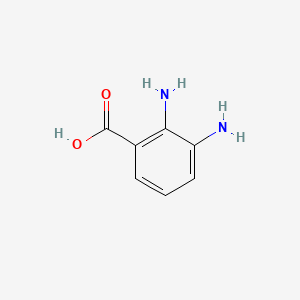 2,3-Diaminobenzoic acid chemical structure (CAS 603-81-6)