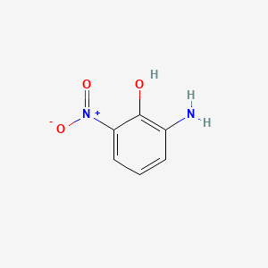 2-Amino-6-nitrophenol chemical structure (CAS 603-87-2)