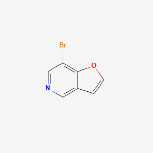 7-Bromofuro[3,2-c]pyridine chemical structure (CAS 603300-96-5)