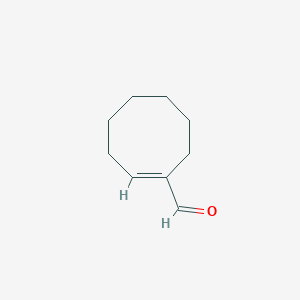 Cyclooct-1-Enecarbaldehyde chemical structure (CAS 6038-12-6)