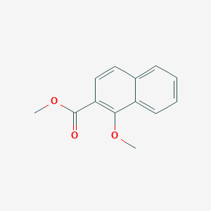 Methyl 1-methoxy-2-naphthoate chemical structure (CAS 6039-59-4)