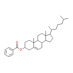 3b-(Benzoyloxy)cholest-5-ene chemical structure (CAS 604-32-0)