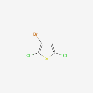 3-Bromo-2,5-dichlorothiophene chemical structure (CAS 60404-18-4)