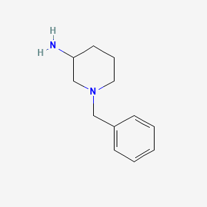 1-Benzylpiperidin-3-amine chemical structure (CAS 60407-35-4)