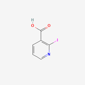 2-Iodonicotinic acid chemical structure (CAS 6042-35-9)