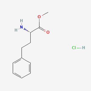 Methyl (S)-2-amino-4-phenylbutanoate hydrochloride chemical structure (CAS 60425-49-2)