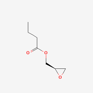 (R)-Oxiran-2-ylmethyl butyrate chemical structure (CAS 60456-26-0)