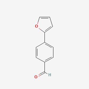 4-(Furan-2-yl)benzaldehyde chemical structure (CAS 60456-77-1)