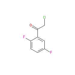 2-Chloro-2',5'-Difluoroacetophenone chemical structure (CAS 60468-36-2)