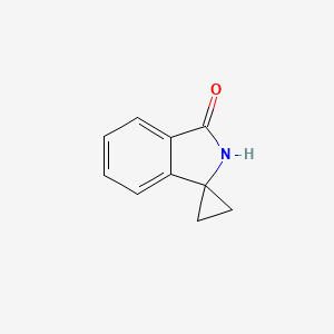 Spiro[cyclopropane-1,1'-isoindolin]-3'-one chemical structure (CAS 604799-98-6)