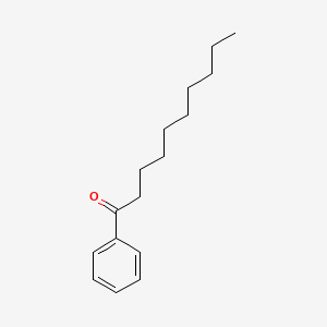 1-Phenyldecan-1-one chemical structure (CAS 6048-82-4)