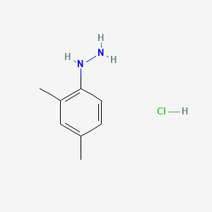 2,4-Dimethylphenylhydrazine hydrochloride chemical structure (CAS 60480-83-3)