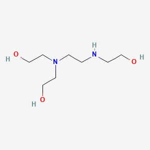 2,2'-((2-((2-Hydroxyethyl)amino)ethyl)azanediyl)diethanol chemical structure (CAS 60487-26-5)