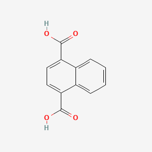 Naphthalene-1,4-dicarboxylic acid chemical structure (CAS 605-70-9)