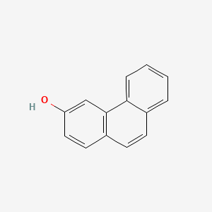 Phenanthren-3-ol chemical structure (CAS 605-87-8)