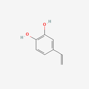 4-Vinylbenzene-1,2-diol chemical structure (CAS 6053-02-7)