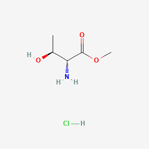 (2R,3S)-Methyl 2-amino-3-hydroxybutanoate hydrochloride chemical structure (CAS 60538-15-0)