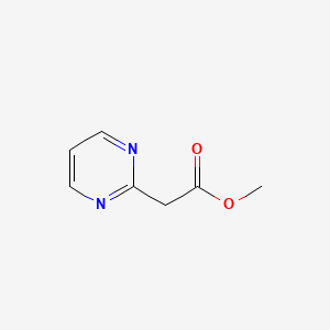 Methyl 2-(2-Pyrimidyl)acetate chemical structure (CAS 60561-50-4)