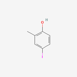 4-Iodo-2-methylphenol chemical structure (CAS 60577-30-2)