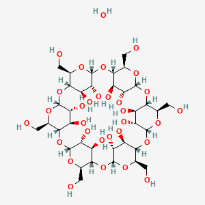 α-Cyclodextrin hydrate chemical structure (CAS 60582-98-1)