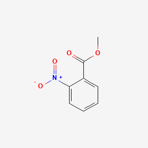 Methyl 2-nitrobenzoate chemical structure (CAS 606-27-9)