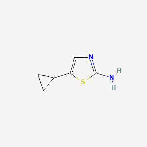5-Cyclopropylthiazol-2-amine chemical structure (CAS 606092-87-9)
