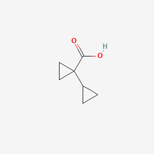 [1,1'-Bi(cyclopropane)]-1-carboxylic acid chemical structure (CAS 60629-92-7)