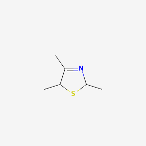 2,4,5-Trimethyl-2,5-dihydrothiazole chemical structure (CAS 60633-24-1)