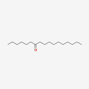 Heptadecan-7-one chemical structure (CAS 6064-42-2)