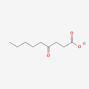 4-Oxononanoic acid chemical structure (CAS 6064-52-4)