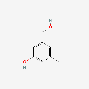 3-(Hydroxymethyl)-5-methylphenol chemical structure (CAS 606488-95-3)