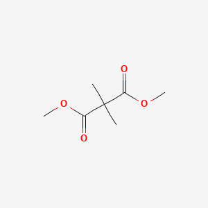 Dimethyl 2,2-dimethylmalonate chemical structure (CAS 6065-54-9)