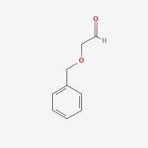 2-(Benzyloxy)acetaldehyde chemical structure (CAS 60656-87-3)