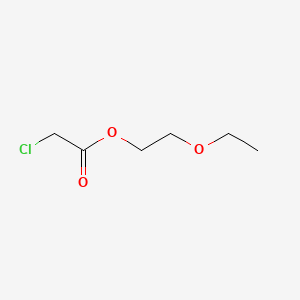 2-Ethoxyethyl 2-chloroacetate chemical structure (CAS 60682-94-2)