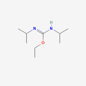 Ethyl N,N'-diisopropylcarbamimidate chemical structure (CAS 60683-30-9)