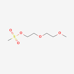 2-(2-Methoxyethoxy)ethyl methanesulfonate chemical structure (CAS 60696-83-5)